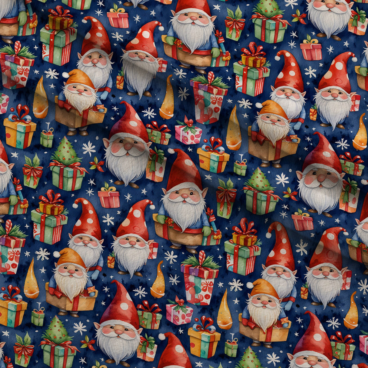 Yuletide Whimsy Pattern 11 Fleece Fabric — fleece fabric folded close-up preview (mv-fleece-v1:lying)