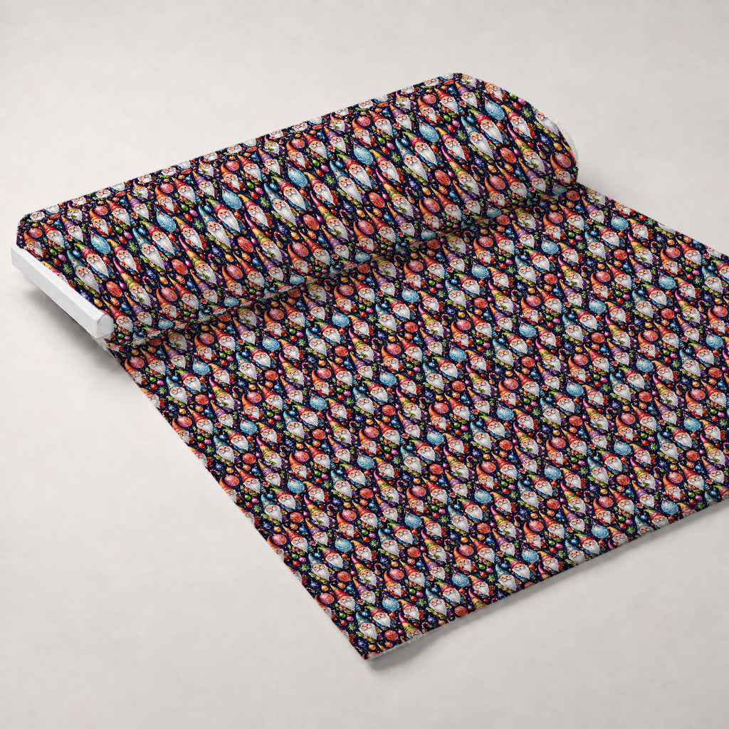Yuletide Whimsy Pattern 12 Fleece Fabric — fleece fabric unrolled bolt preview (mv-fleece-v1:bolt)
