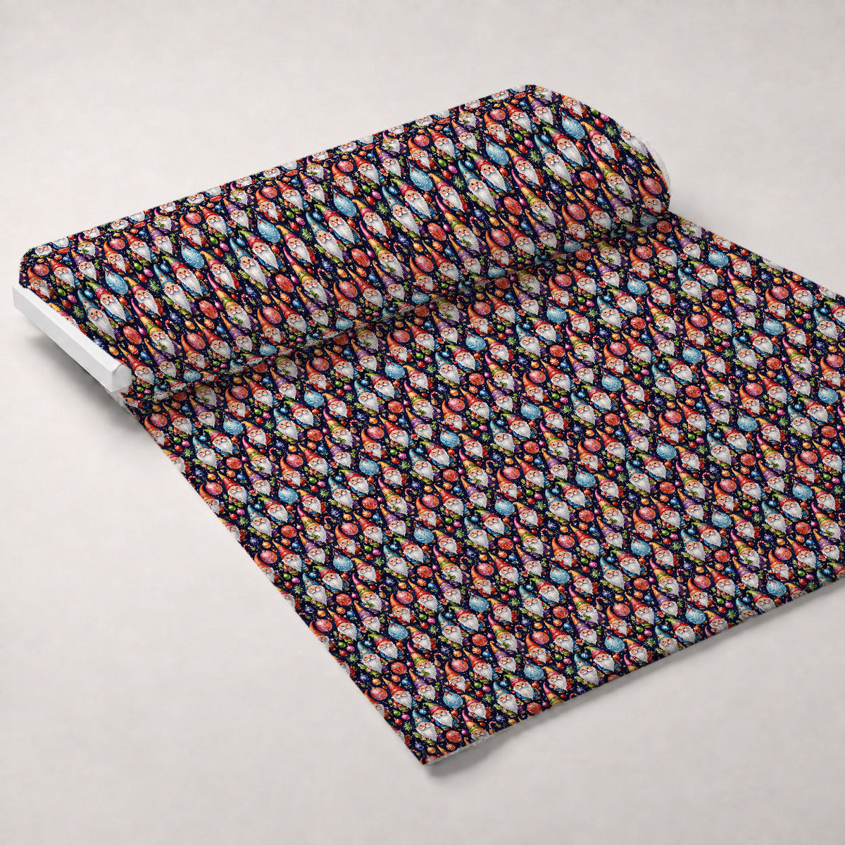 Yuletide Whimsy Pattern 12 Fleece Fabric — fleece fabric unrolled bolt preview (mv-fleece-v1:bolt)