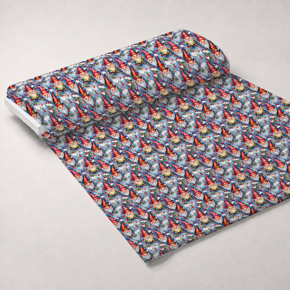 Yuletide Whimsy Pattern 4 Fleece Fabric — fleece fabric unrolled bolt preview (mv-fleece-v1:bolt)
