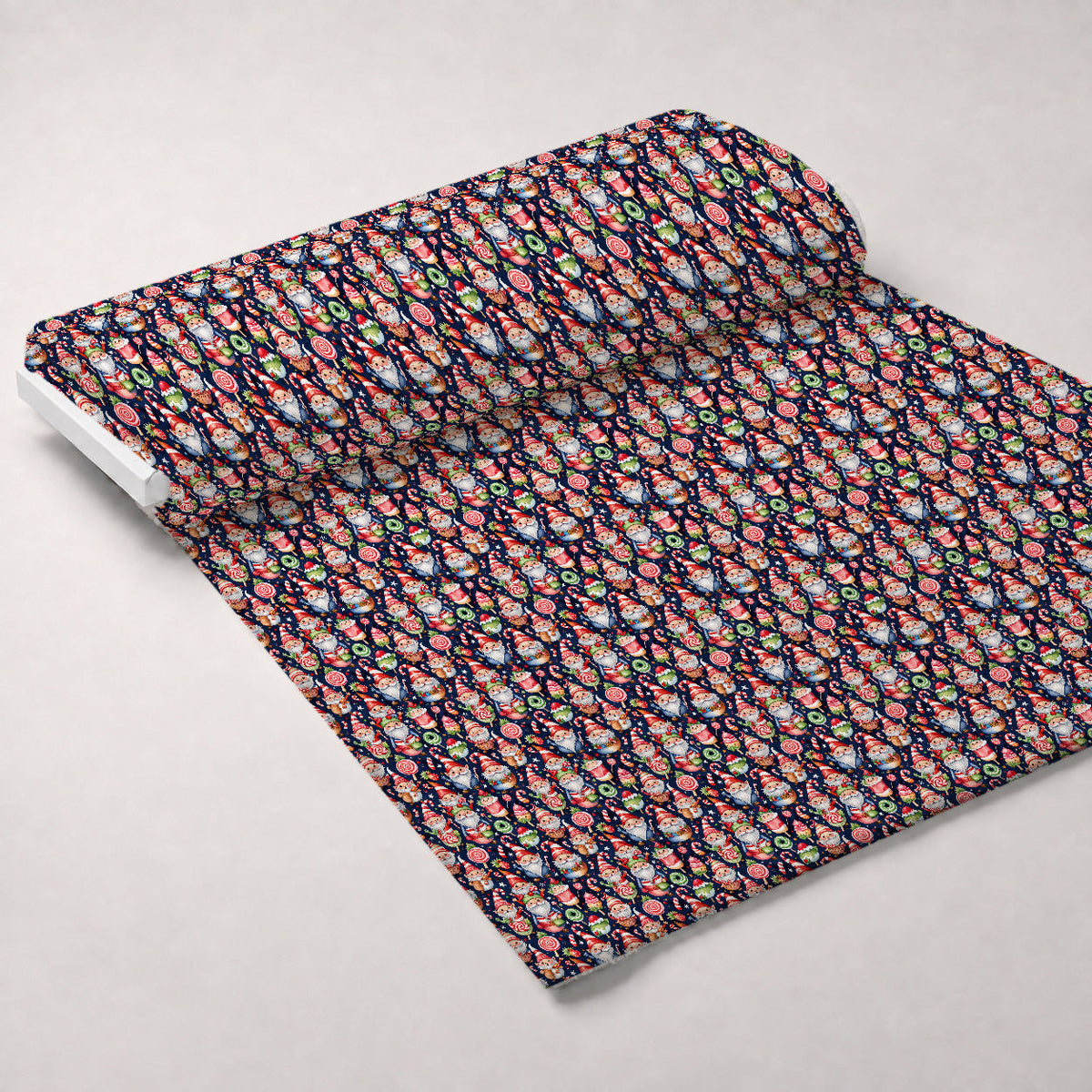 Yuletide Whimsy Pattern 9 Fleece Fabric — fleece fabric unrolled bolt preview (mv-fleece-v1:bolt)