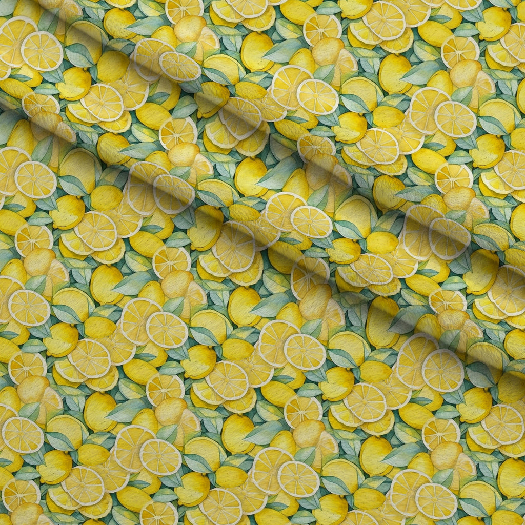Zesty Grove Pattern 2 Fleece Fabric — fleece fabric folded close-up preview (mv-fleece-v1:lying)