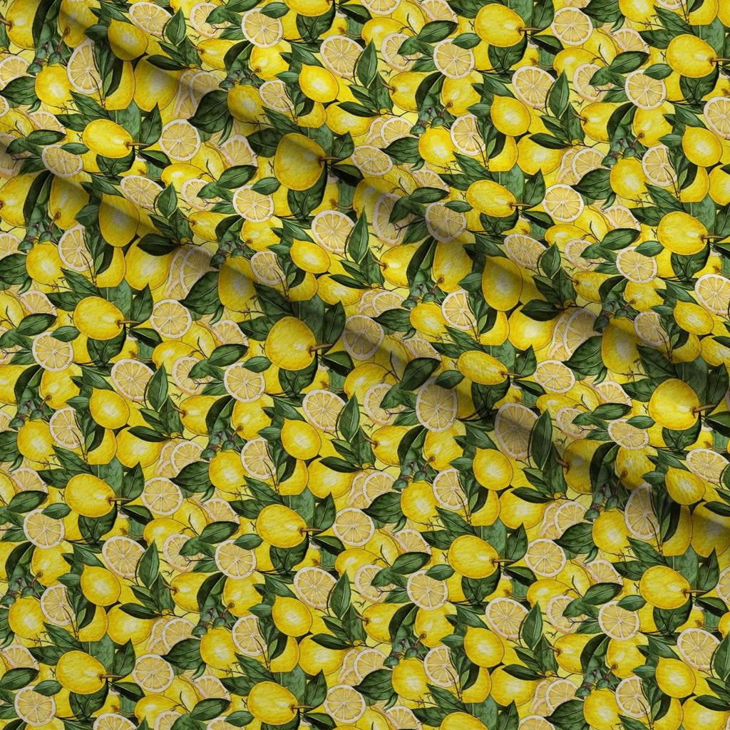 Zesty Grove Pattern 3 Fleece Fabric — fleece fabric folded close-up preview (mv-fleece-v1:lying)