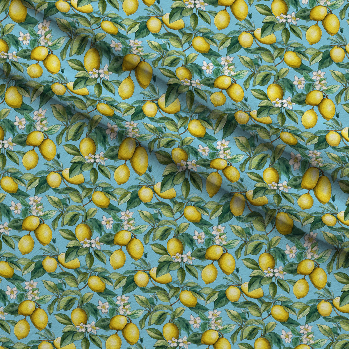 Zesty Grove Pattern 5 Fleece Fabric — fleece fabric folded close-up preview (mv-fleece-v1:lying)