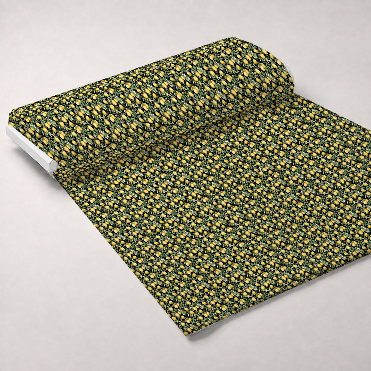 Zesty Grove Pattern 6 Fleece Fabric — fleece fabric unrolled bolt preview (mv-fleece-v1:bolt)