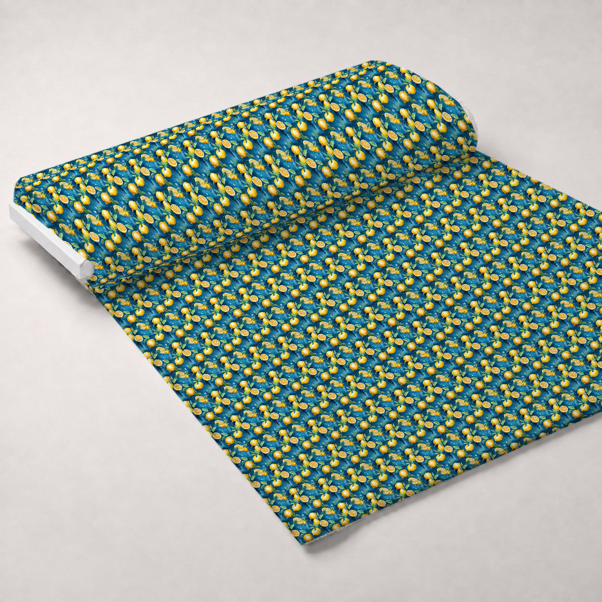 Zesty Grove Pattern 7 Fleece Fabric — fleece fabric unrolled bolt preview (mv-fleece-v1:bolt)
