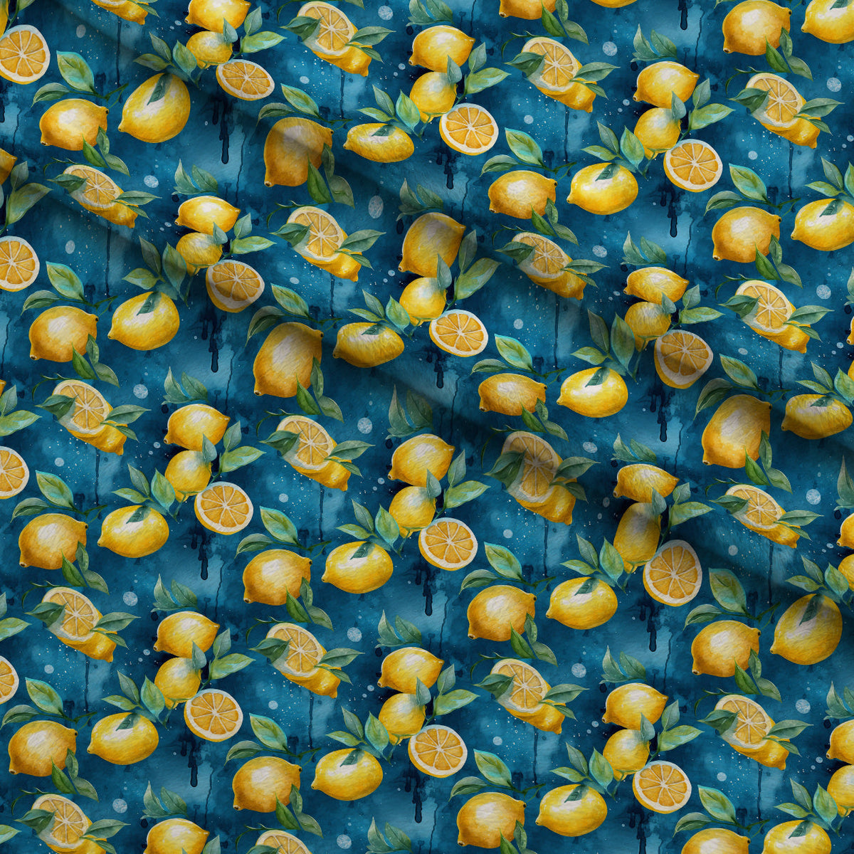 Zesty Grove Pattern 7 Fleece Fabric — fleece fabric folded close-up preview (mv-fleece-v1:lying)